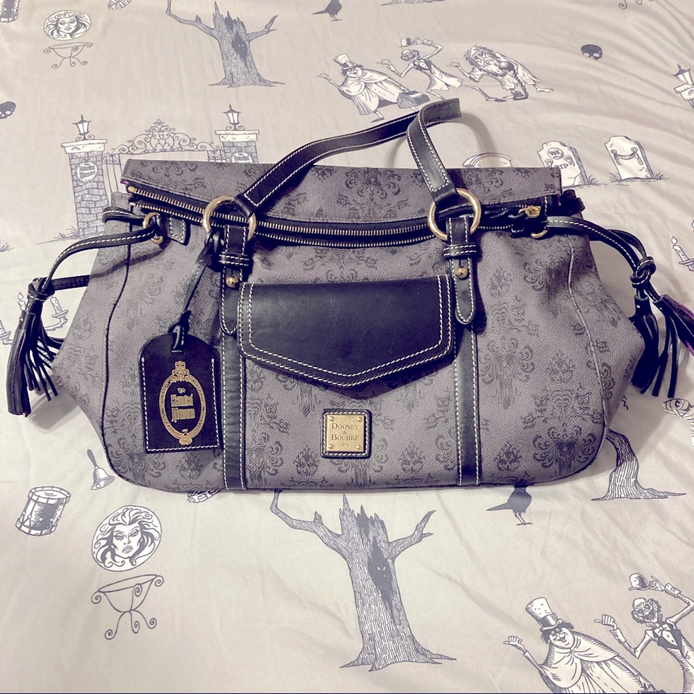 Rare Retired Disney Haunted Mansion Dooney and Bourke Smith Bag